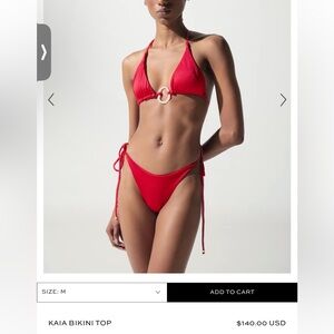 KAIA Baobab Red Bikini Set